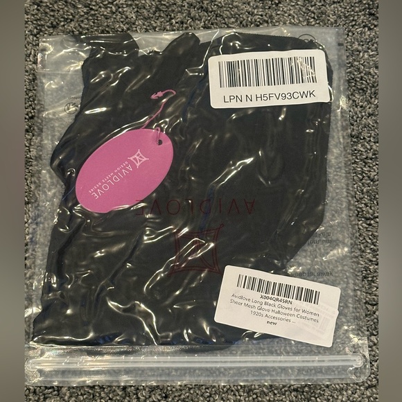 Elegant Long Black Sheer Gloves | Brand New - Picture 9 of 14